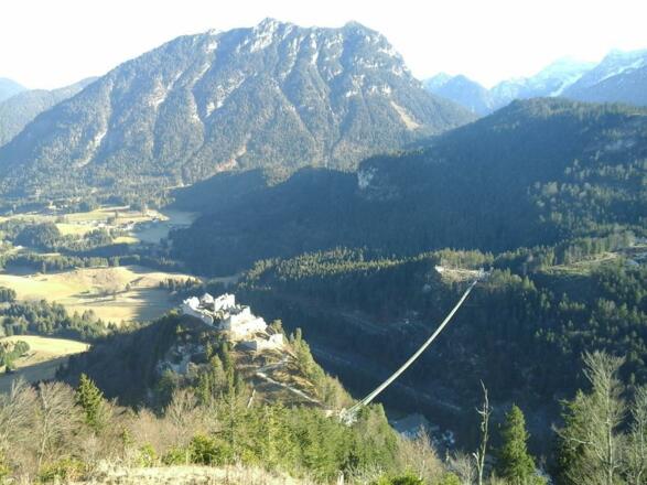 Highline 179 und Ruinen