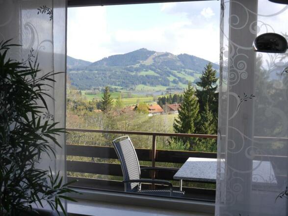 Blick auf den Balkon