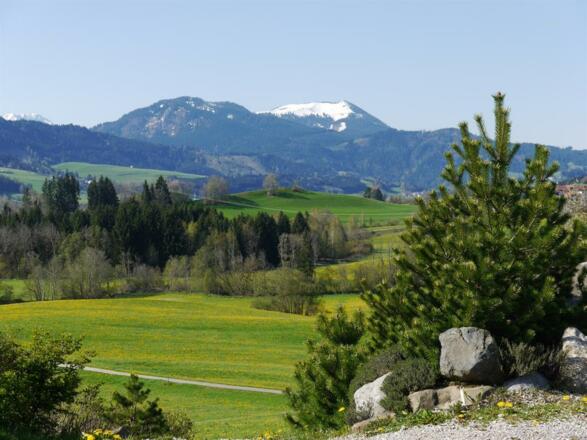 Blick aufs Wertacher Hörnle