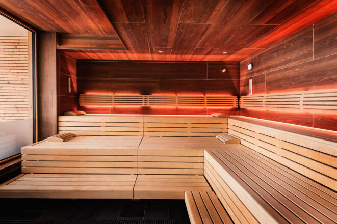 Sauna im Rosenalp Spa