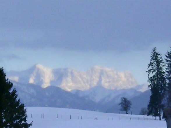 Blick zur Zugspitze
