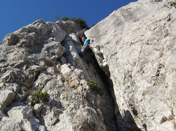 Gallenstein - tolle Kaminkletterei