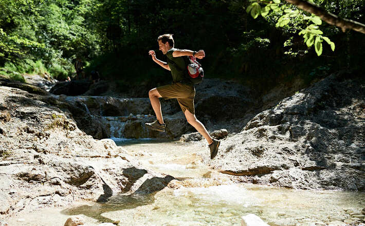 Erfrischende Wanderung am Wald-Idyll-Pfadin Bayerisch Gmain