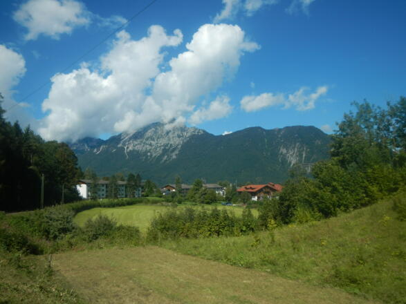 Ausblick auf die umliegende Berge