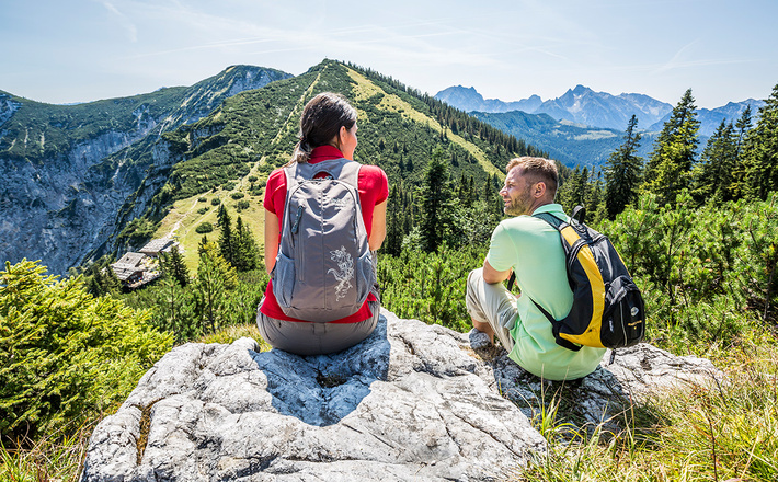 Blick vom Predigtstuhl über die Schlegelmulde zum Hochschlegel