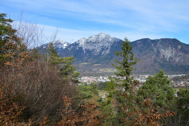 Blick zum Staufen im Aufstieg