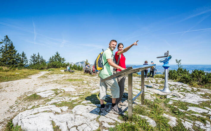 Am Gipfel des Predigtstuhls