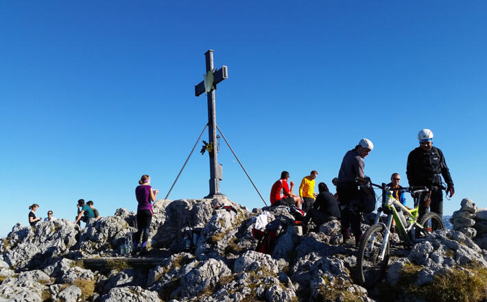 Auf dem Gipfel des Hochstaufen