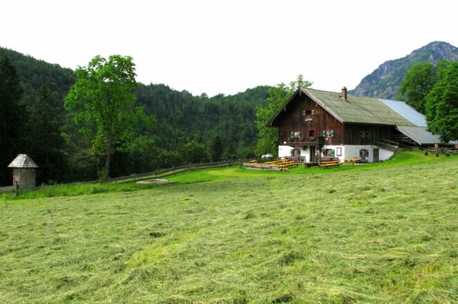 Heuernte auf der Höllenbachalm