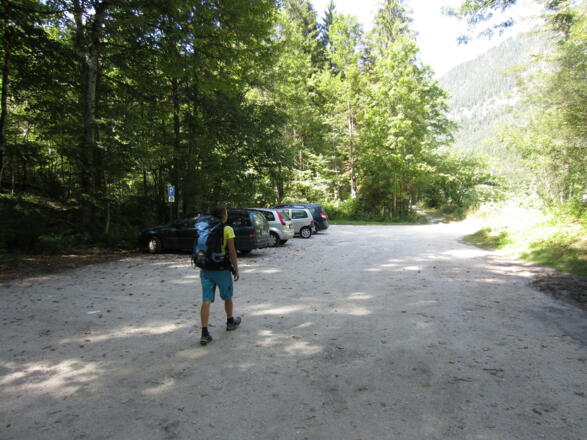 Wanderparkplatz bei Hallthurm