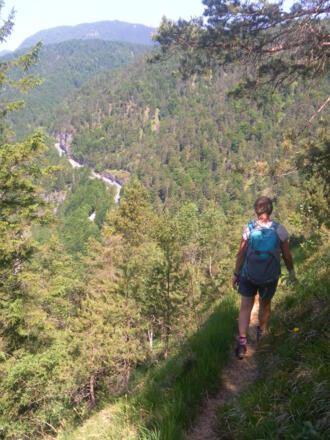 über der Deutschen Alpenstraße