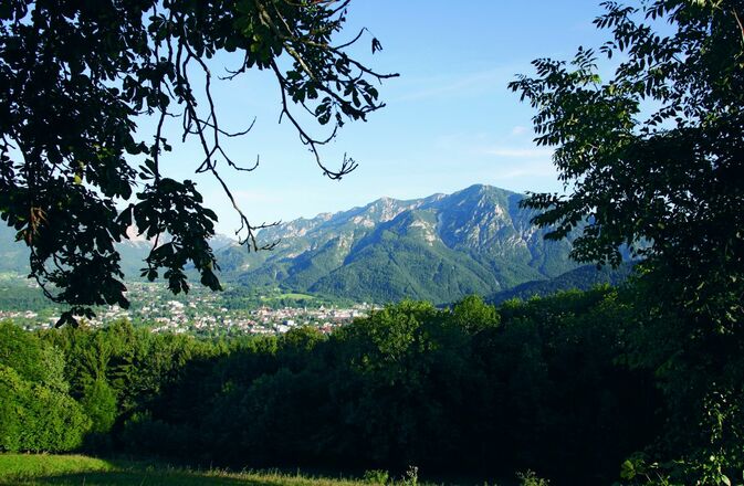 Blick auf Bad Reichenhall