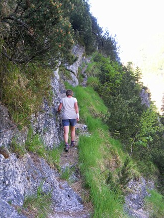 Zustieg zur Reibwand