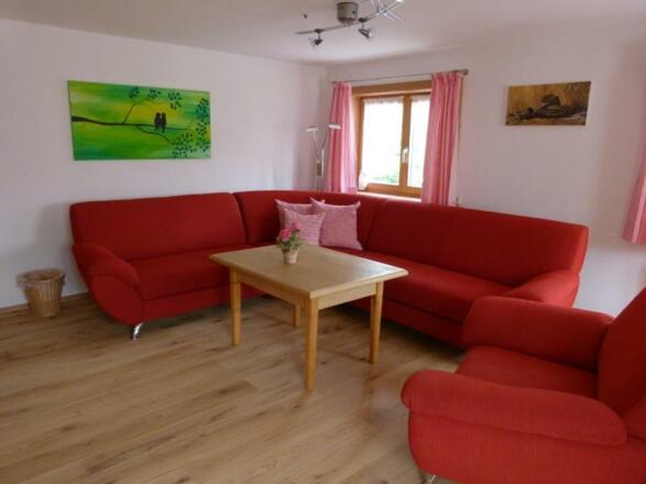 Wohnzimmer Dorfblick