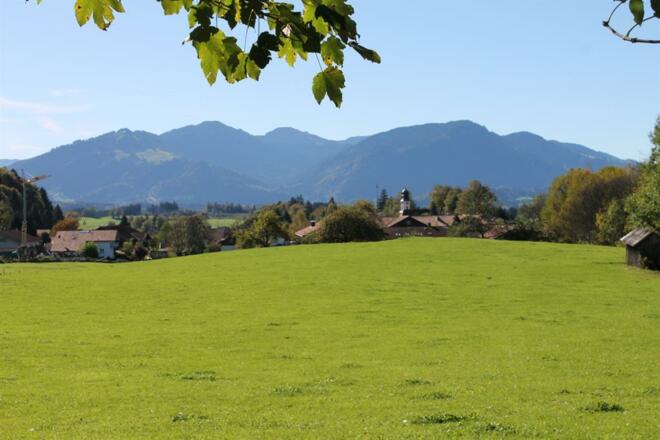 Blick auf Rottach im Oberallgäu