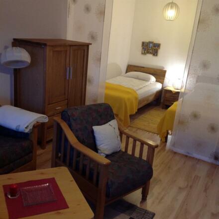 Blick in Schlafbereich