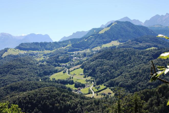 Aussicht auf Bad Dürrnberg