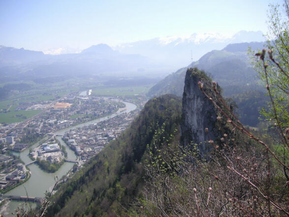 Kleiner Barmstein über Hallein vom Großen Barmstein