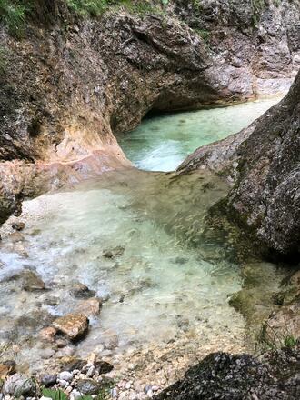 Durch die Almbachklamm