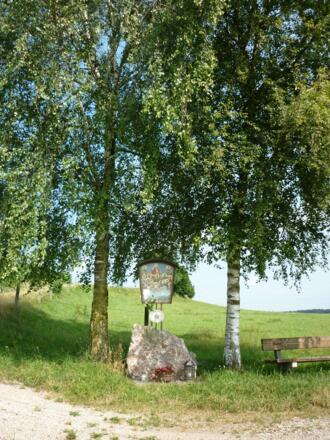 Schöner Aussichtspunkt beim Marterl &quot;14 Nothelfer&quot;