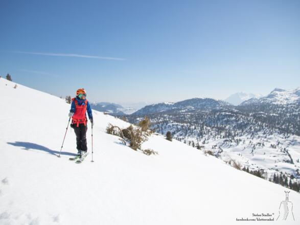 kurze Rast während der Abfahrt