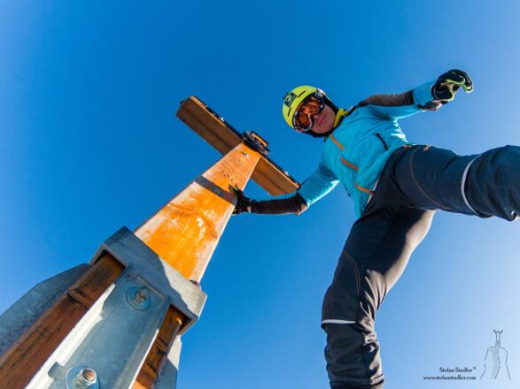 Gipfelselfie Stefan Stadler auf dem Jenner.