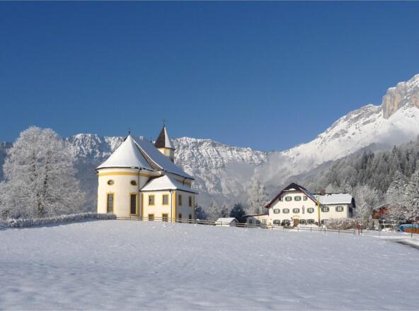 Ettenberger Kirche im WInter