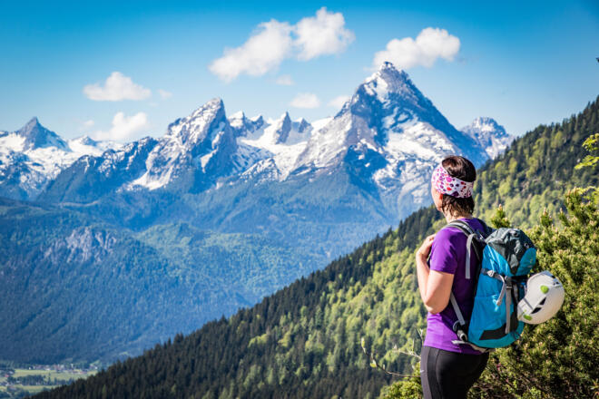 Blick hinüber zum Watzmann