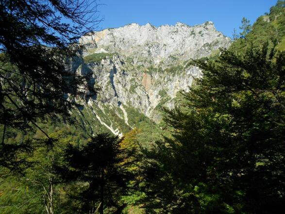 Die ganze Südwand des Salzburger Hochthrons