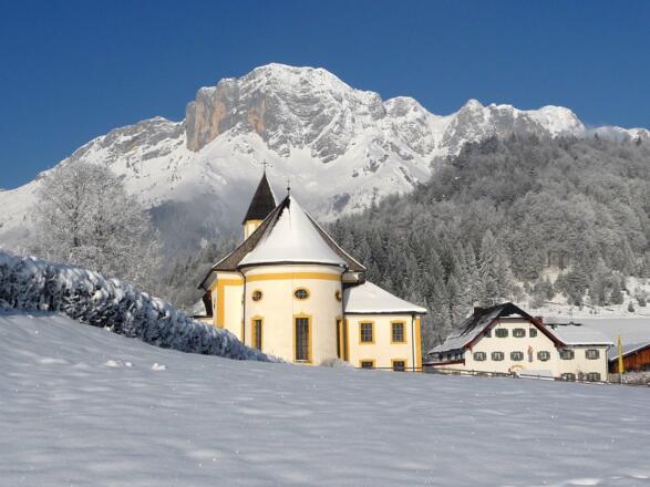 Ettenberger Kirche im WInter