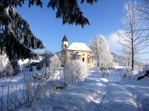 Ettenberger Kirche im WInter
