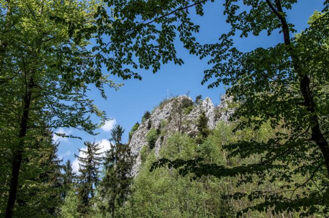 Der kleine Barmstein von unten