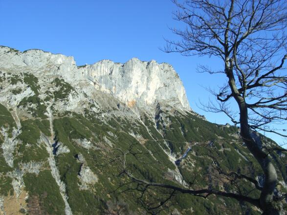Südwände des Berchtesgadener Hochthrons mit Rosslandersteig