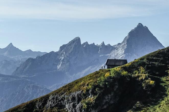 Scheibekaser unterhalb des Hochthronsteigs