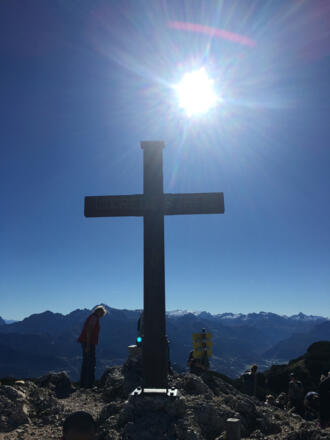 Gipfelkreuz am Salzburger Hochthron