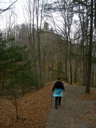 Zustieg zur Ruine Gutrat