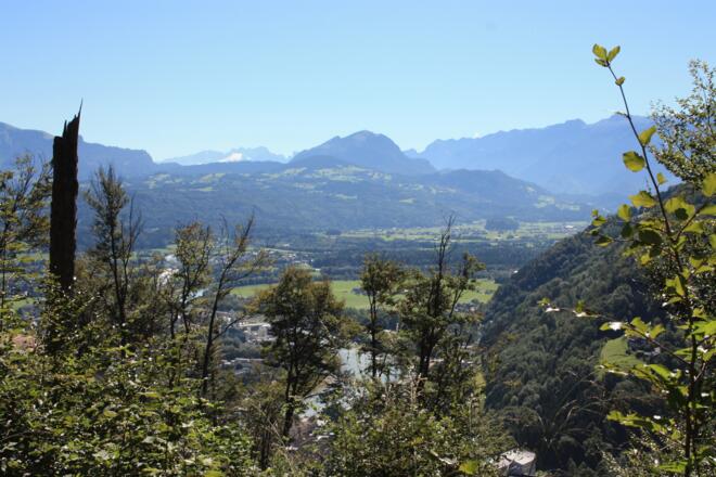 Aussicht auf dem Weg zur Ruine Thürndl