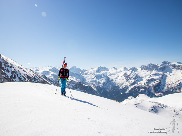 Den Gipfel des Hohen Laafeld erreicht.