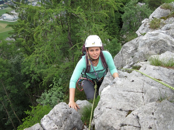 die letzten Meter auf den 1. Turm