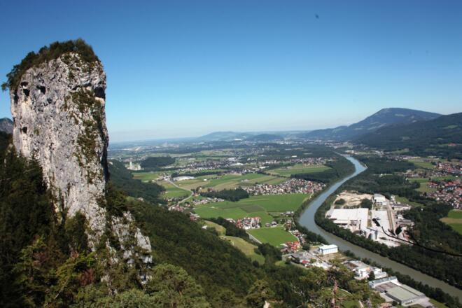 Aussicht vom Kleinen Barmstein Richtung Salzburg