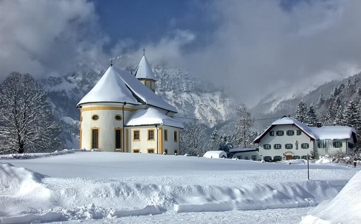 Ettenberger Kirche im WInter