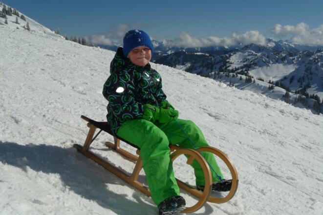 Ausflug zum rodeln auf dem Hochgrat