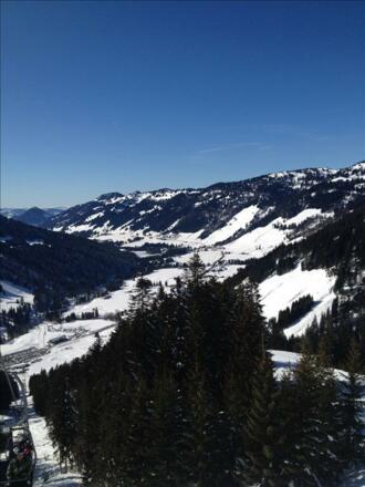 Winteransicht vom Skilift Riedbergerhorn