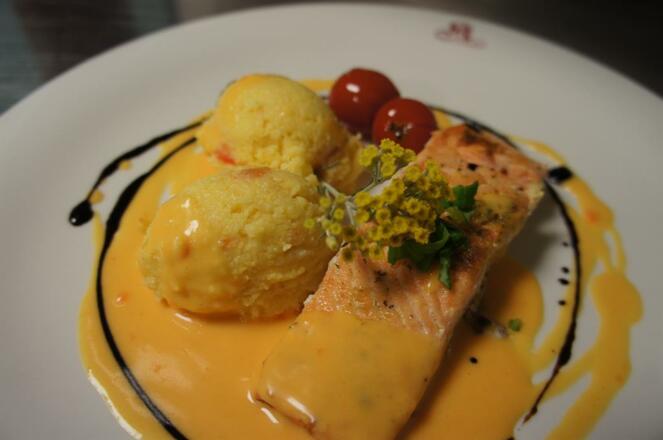 Hauptgang Kräutermenü