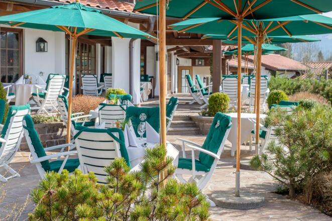 Die Terrasse im Restaurant Seehaus lädt zum Verweilen ein