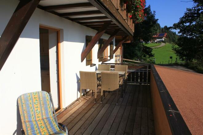 Balkon zum Entspannen