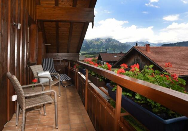 Kappebichl_Gipfelblick vom Balkon