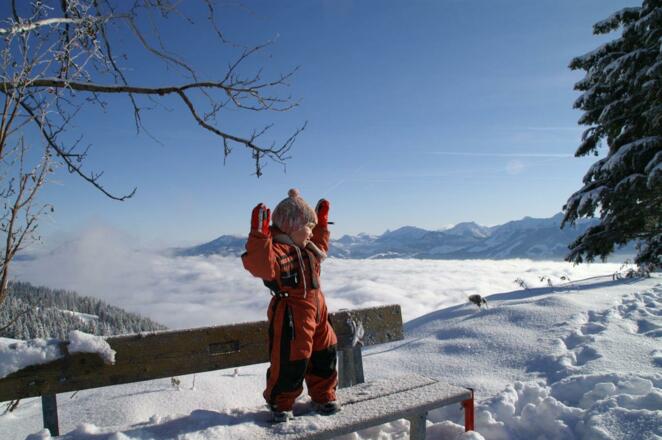Schneeglitzern und Wolkenmeer begeistern