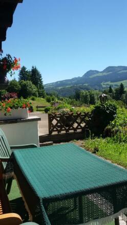 Blick von der Terrasse nach Osten