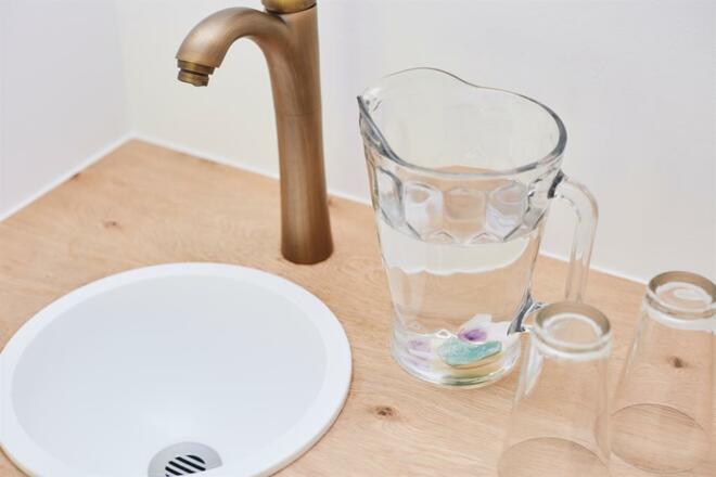 Getränke im 450 m² Wellnessbereich